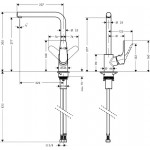 Смеситель для кухни Hansgrohe Focus 31817 Смеситель для кухни Hansgrohe Focus 31817